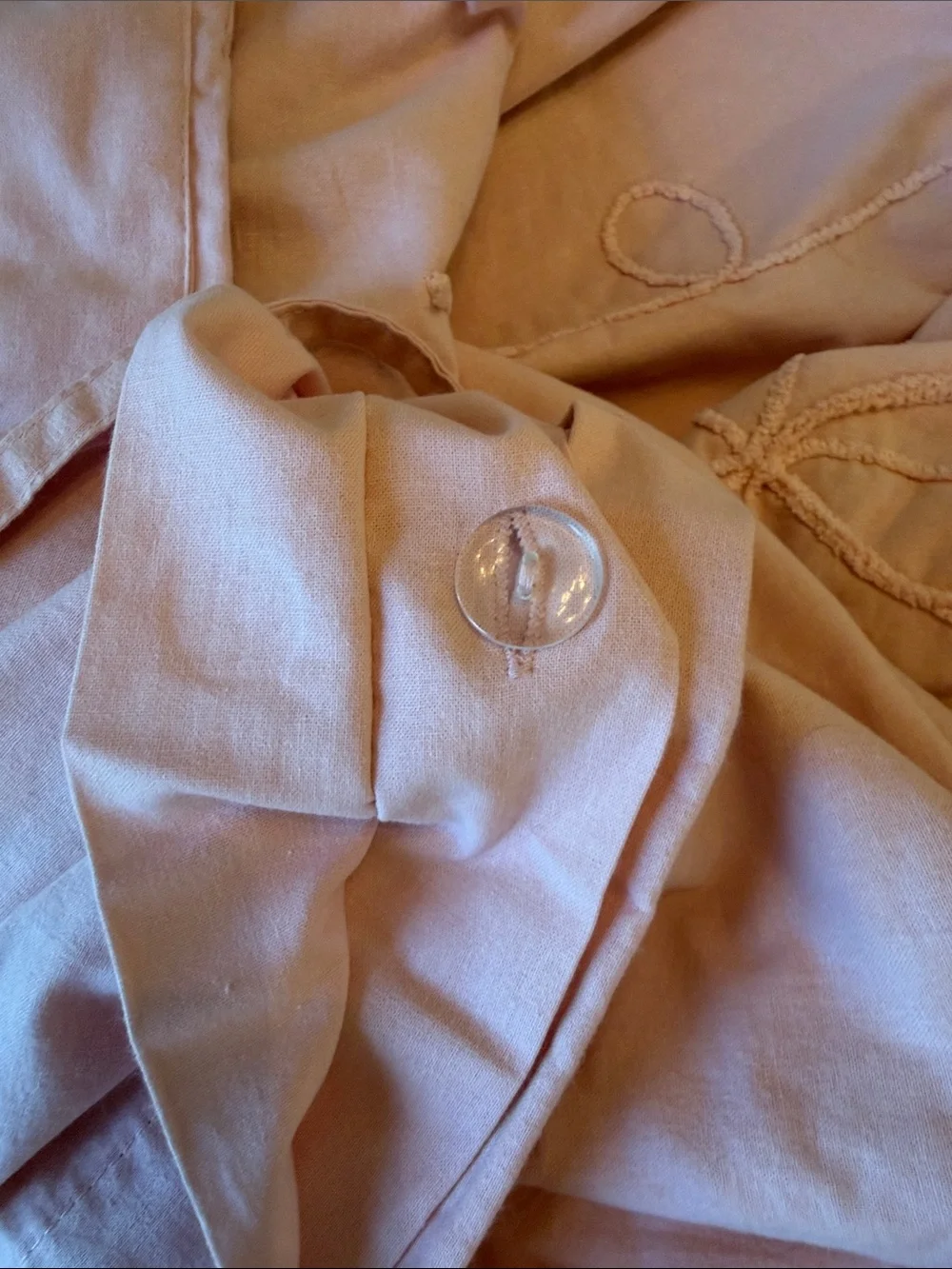 NWOT Peri Home Blush pink King size Duvet Cover